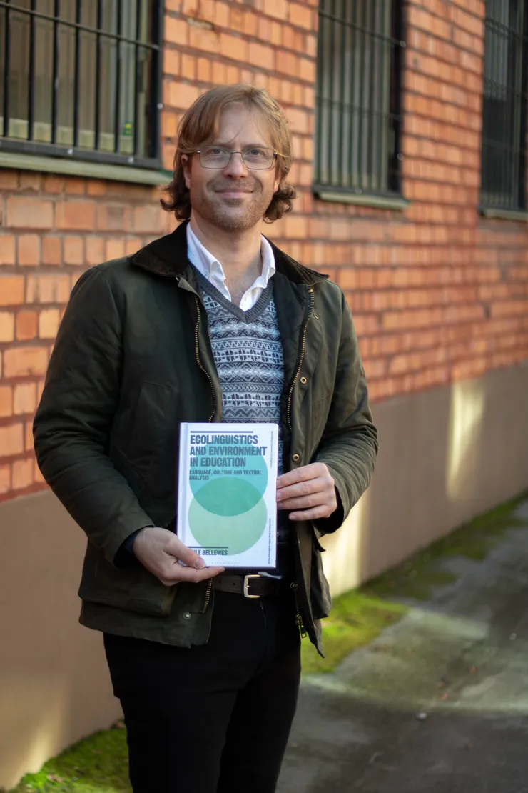 Emile Farmer and his latest book.