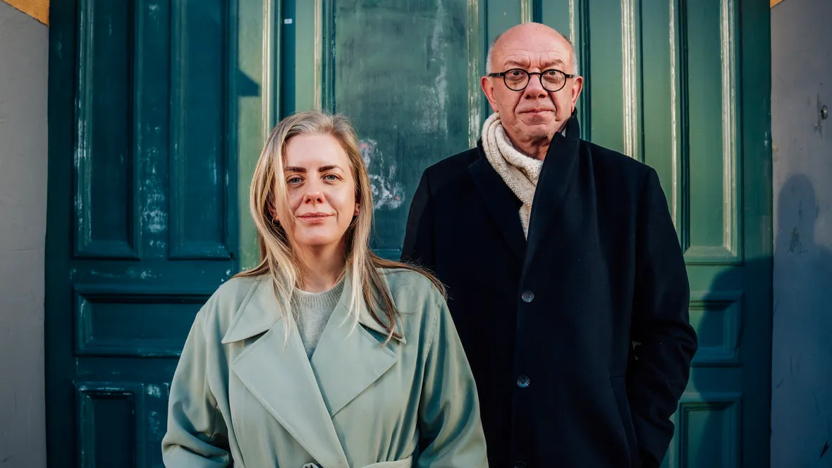 Portrait of Peter Hedström och Maria Brandén, professors at the institute for analytical sociology