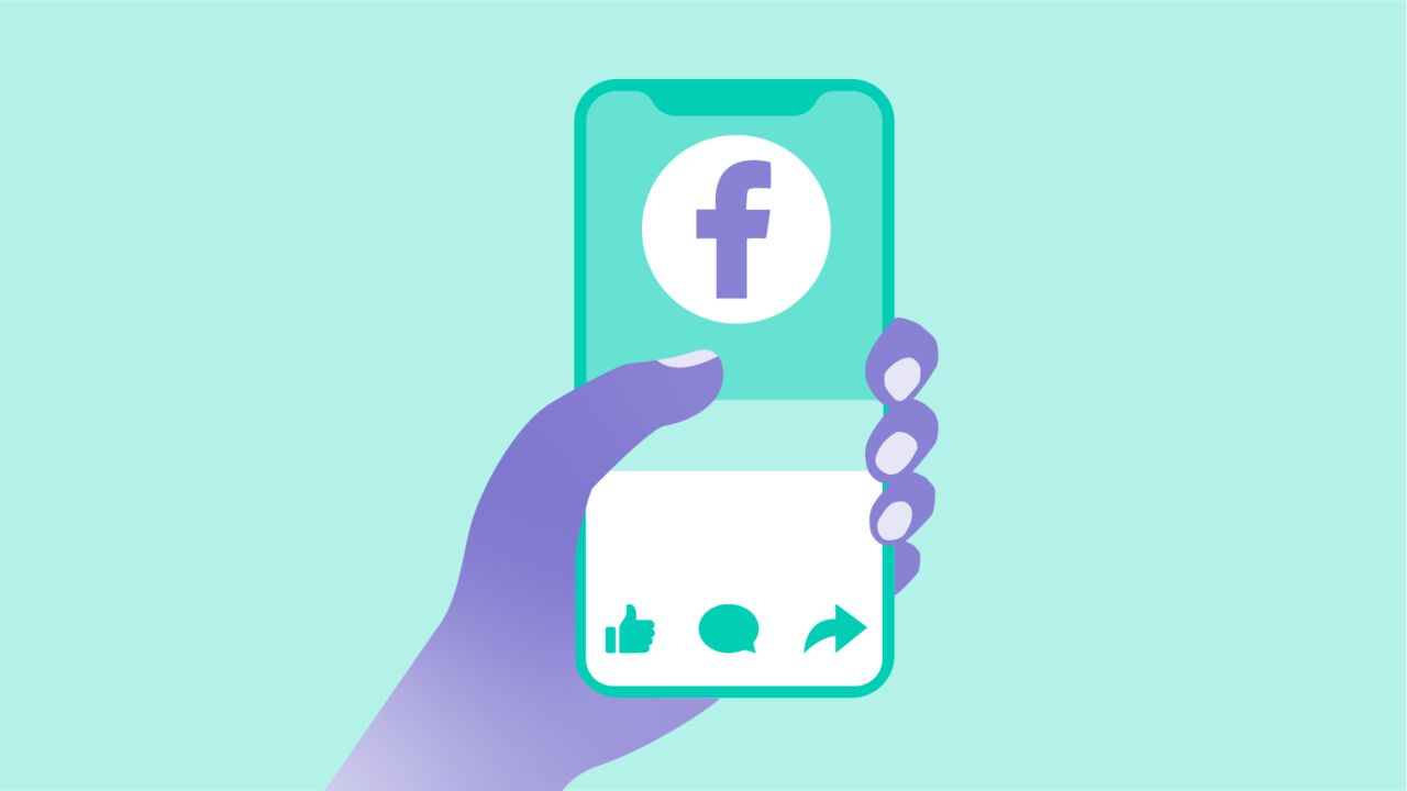 Illustration för Facebook