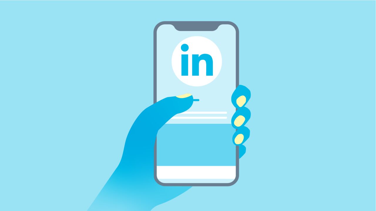 Illustration för LinkedIn