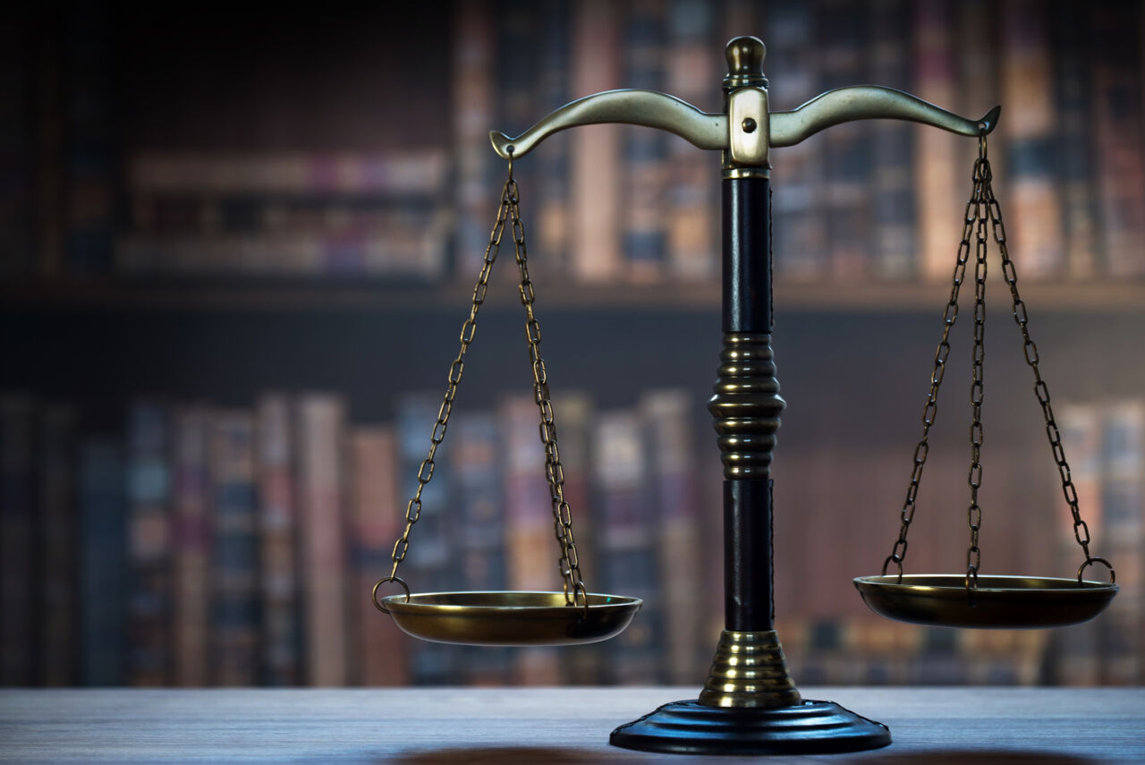 Koncept bilden juridik och rättvisa.