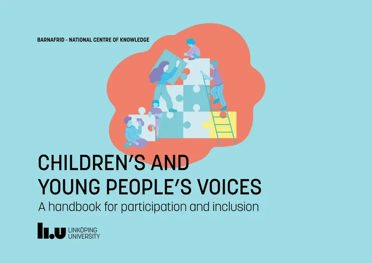 Cover of handbook about children's and young people's voices.