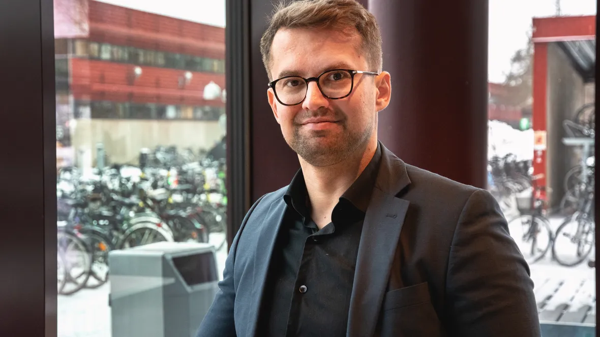 Porträtt av Vlatko Milic. 