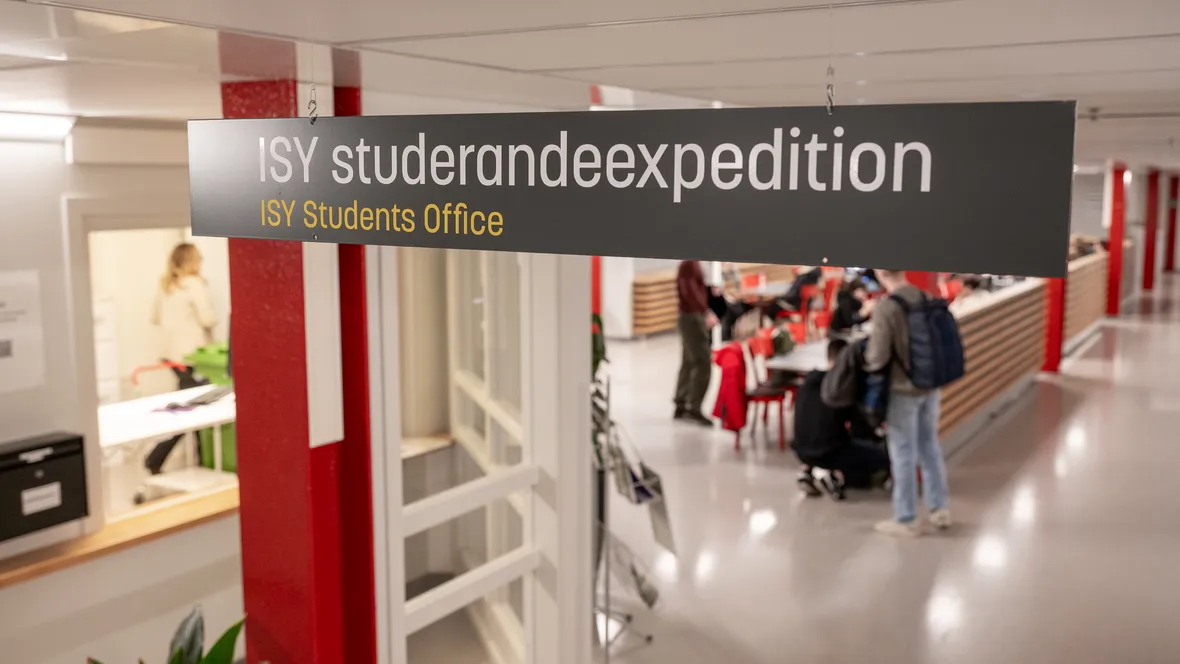 Bild på studentexpeditionen vid institutionen för systemteknik.