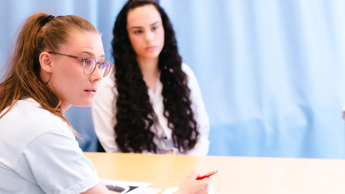 Studenter i vårdutbildning