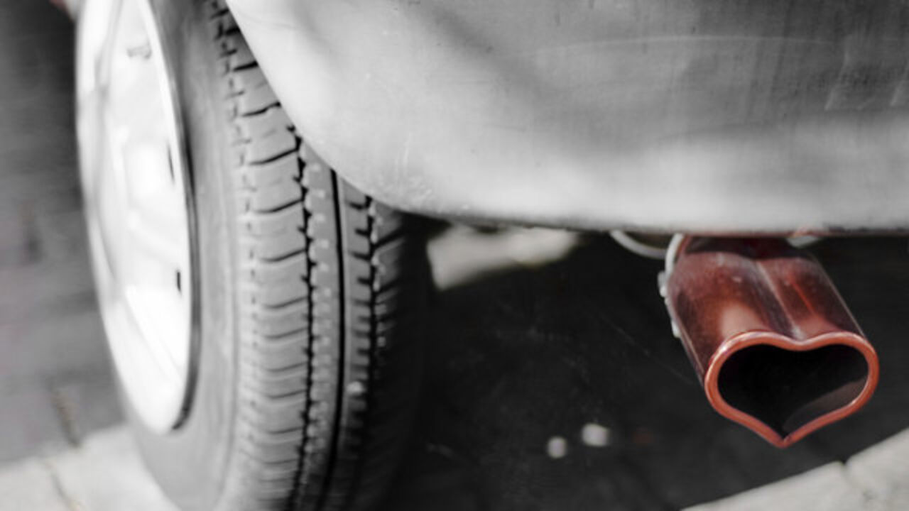 Ett avgasrör i form av ett hjärta