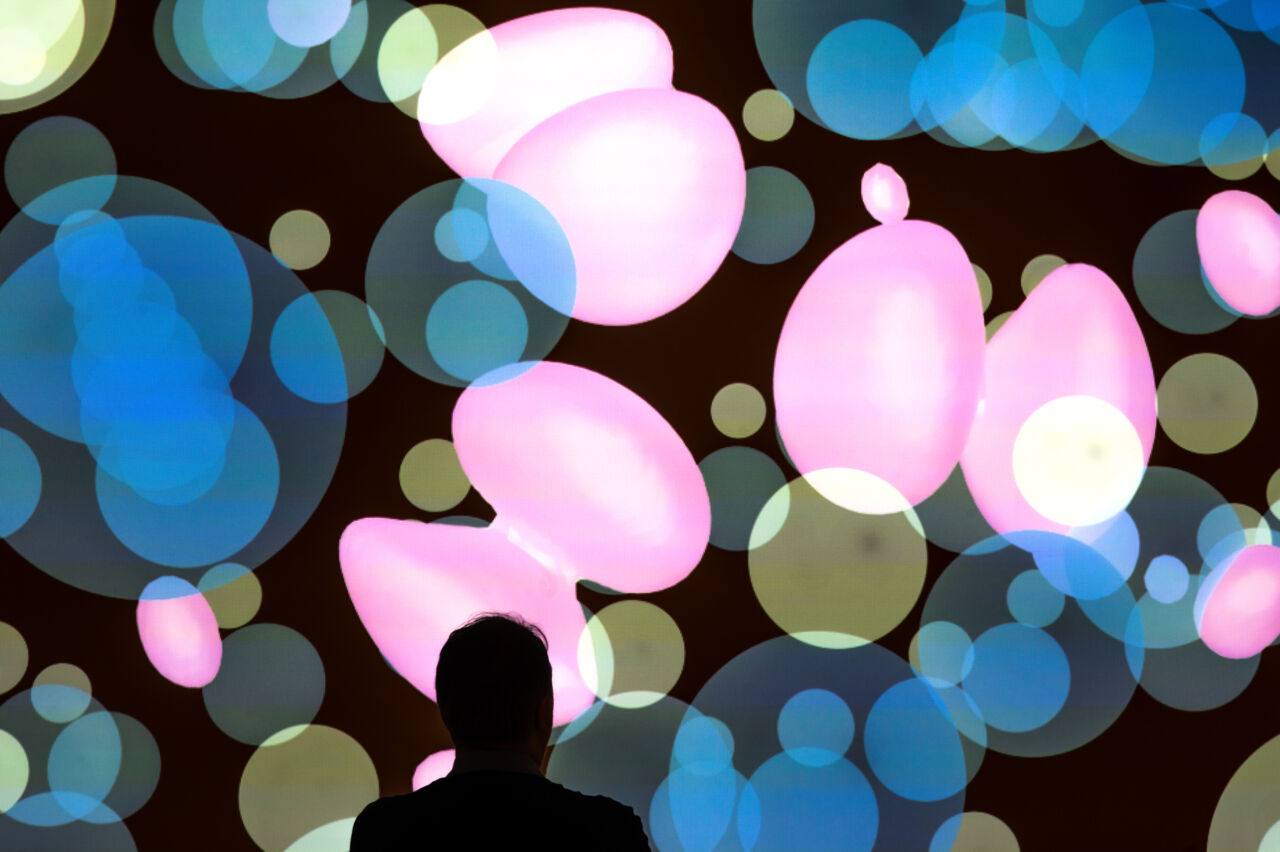 Bild på en projektion.