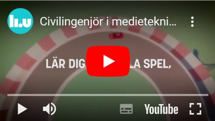 Startbild på Youtube-video om Medieteknik.