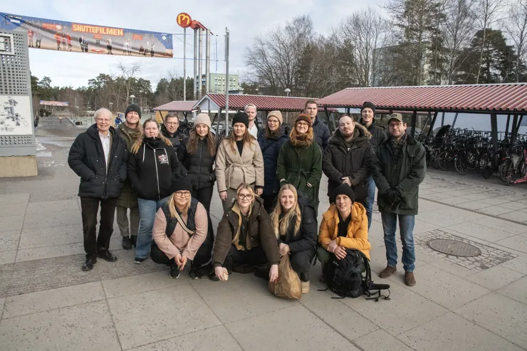 Gruppbild med deltagare, kursansvarig och föreläsare. 