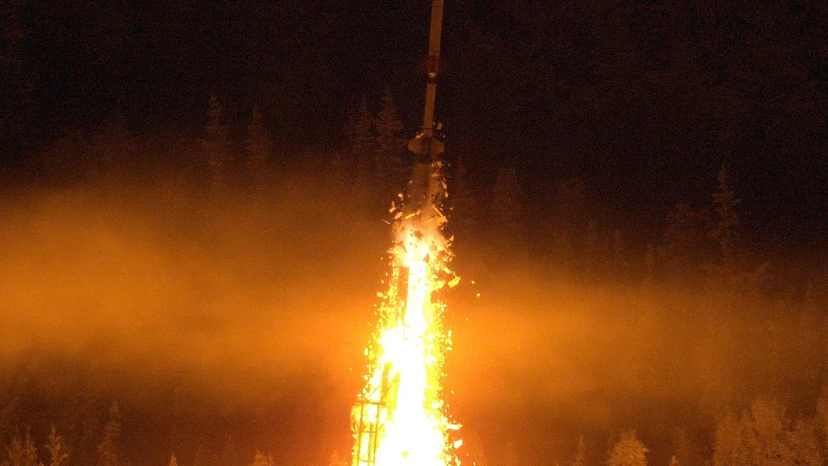 Rocket launch nasa.