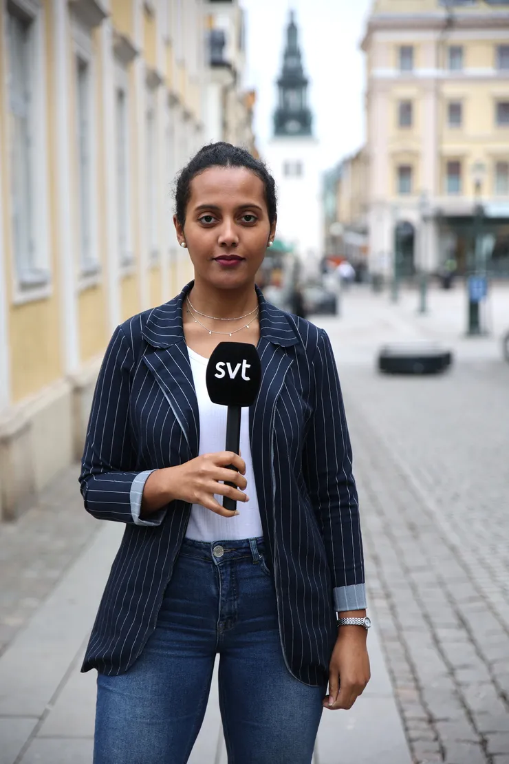 Hadeel Ibrahim, alumn från Språk, litteratur och medier