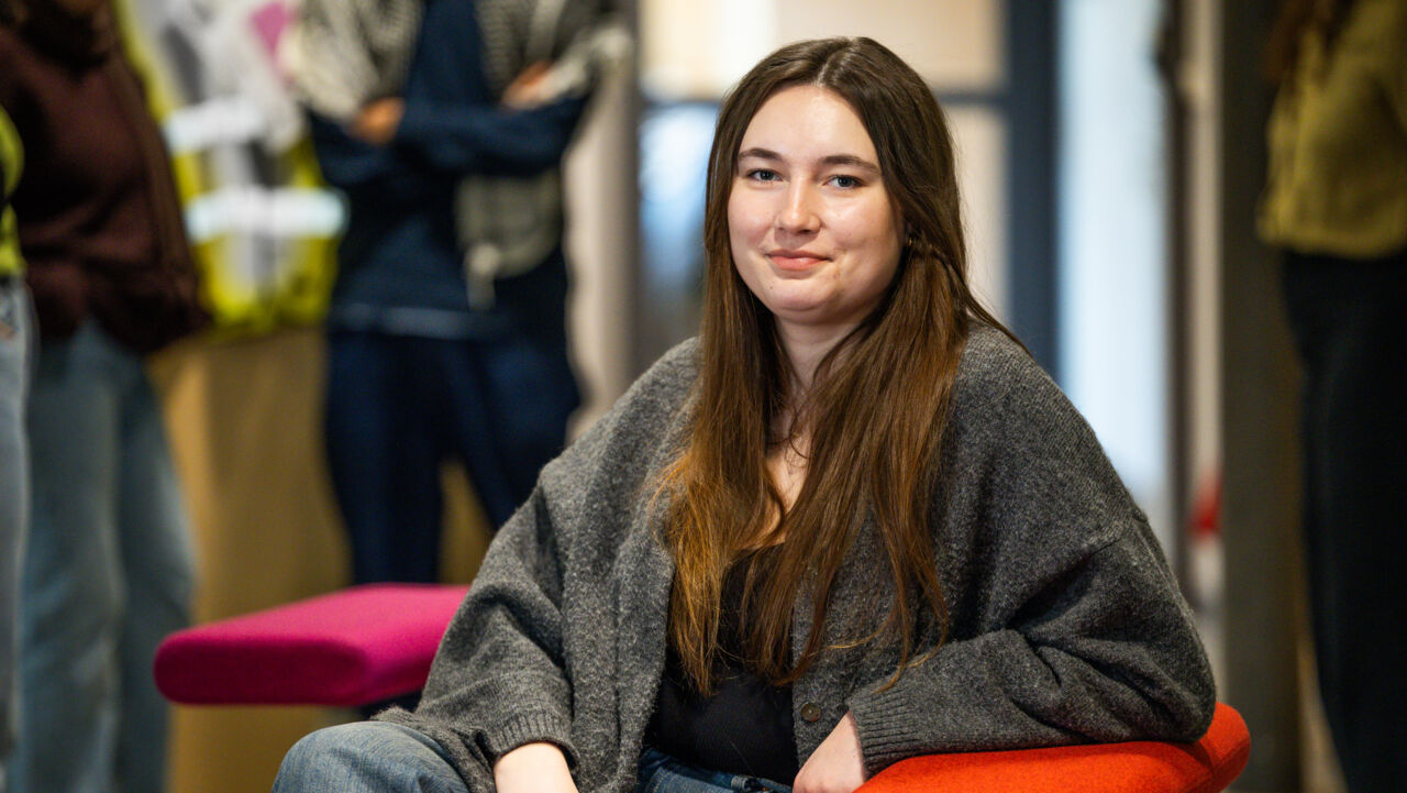 The Master student Andrea Kjellin.