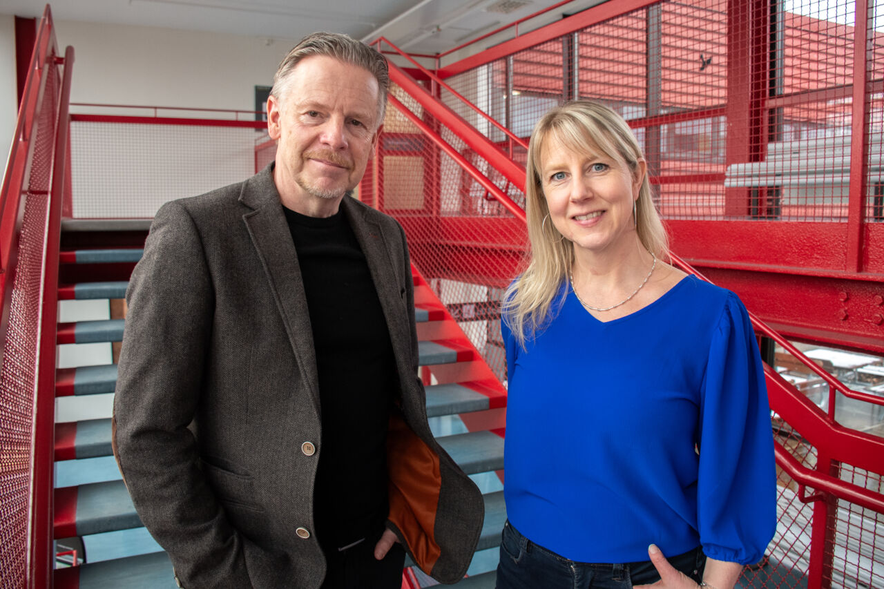 Jan Kellgren och Hanna Almlöf.