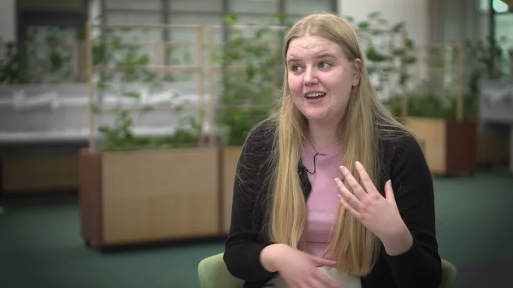 Länk till inspelad intervu med Isabella, student på kandidatprogrammet i kognitionsvetenskap