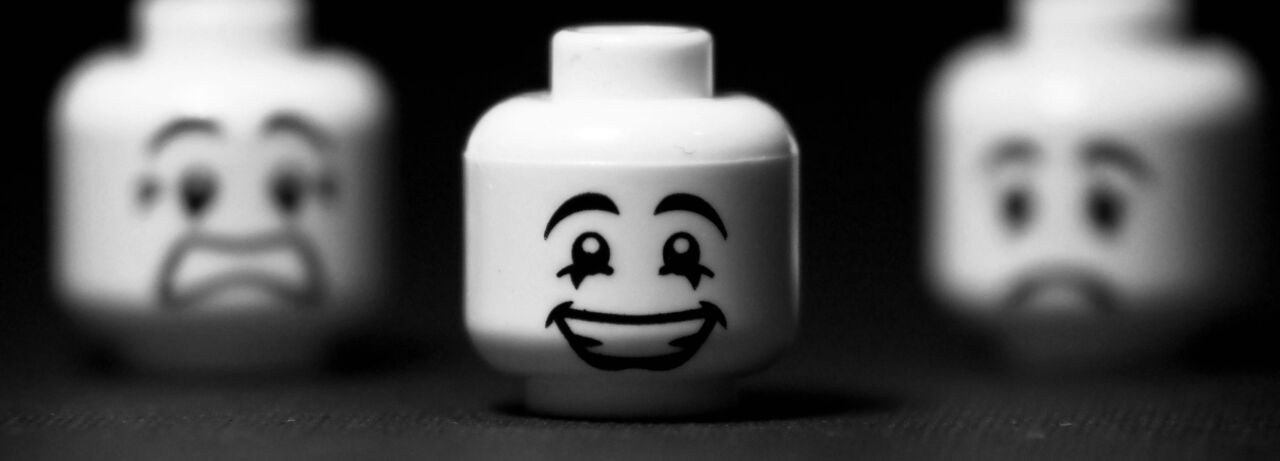 Tre lego huvuden.
