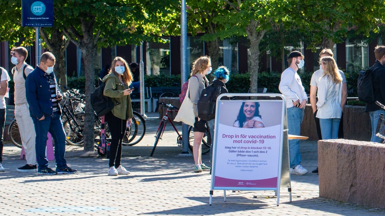 People with face masks