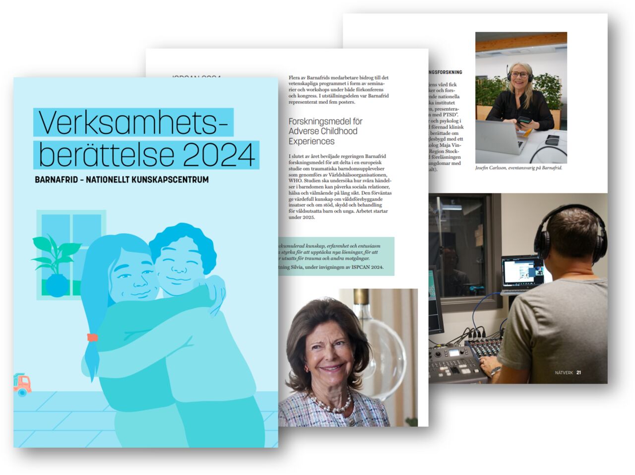 Bild på Barnafrids verksamhetsberättelse 2024