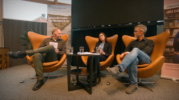 Länk till inspelat samtal om beslutsfattande och klimatet