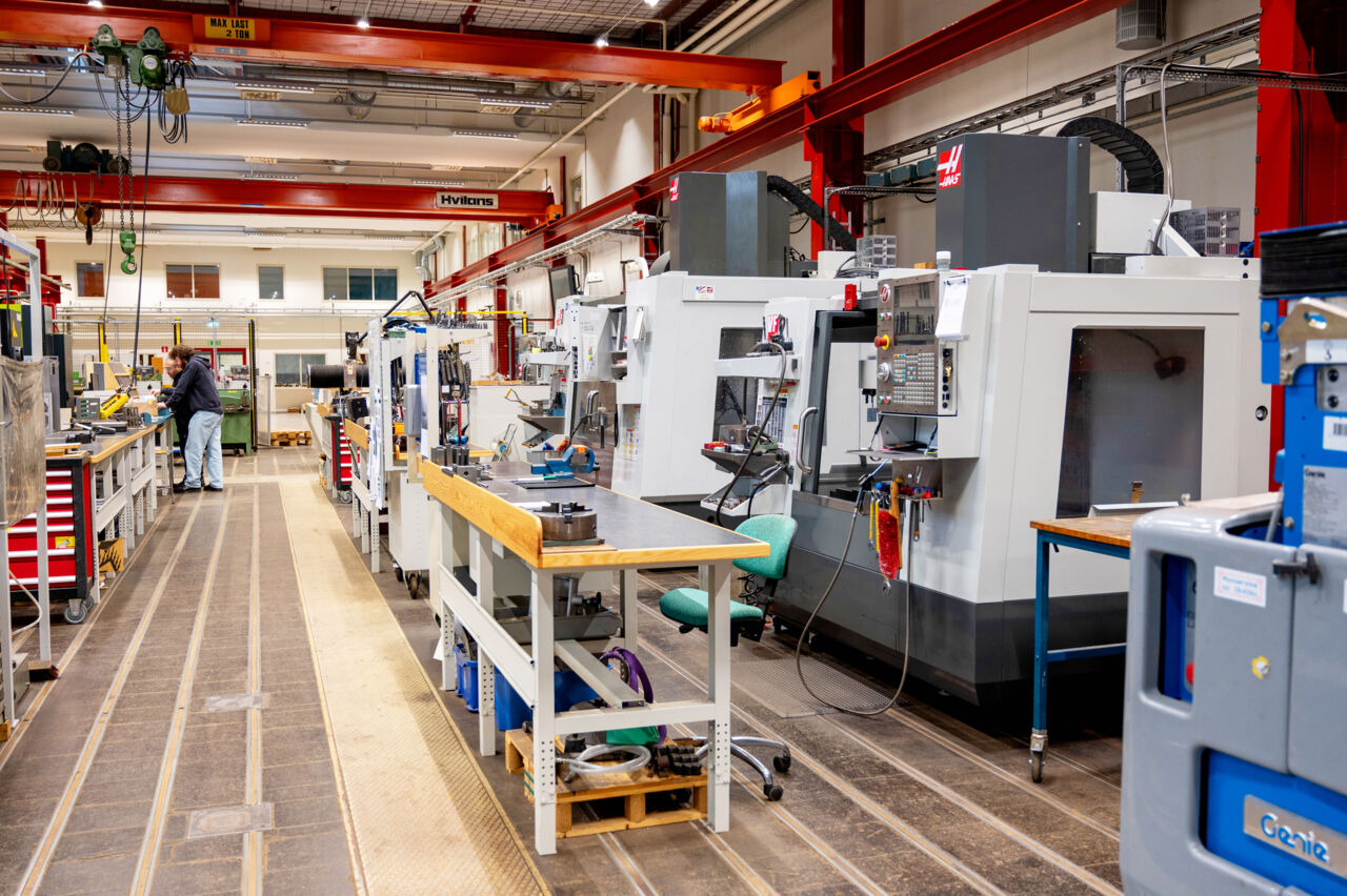 Verkstadsmiljö.