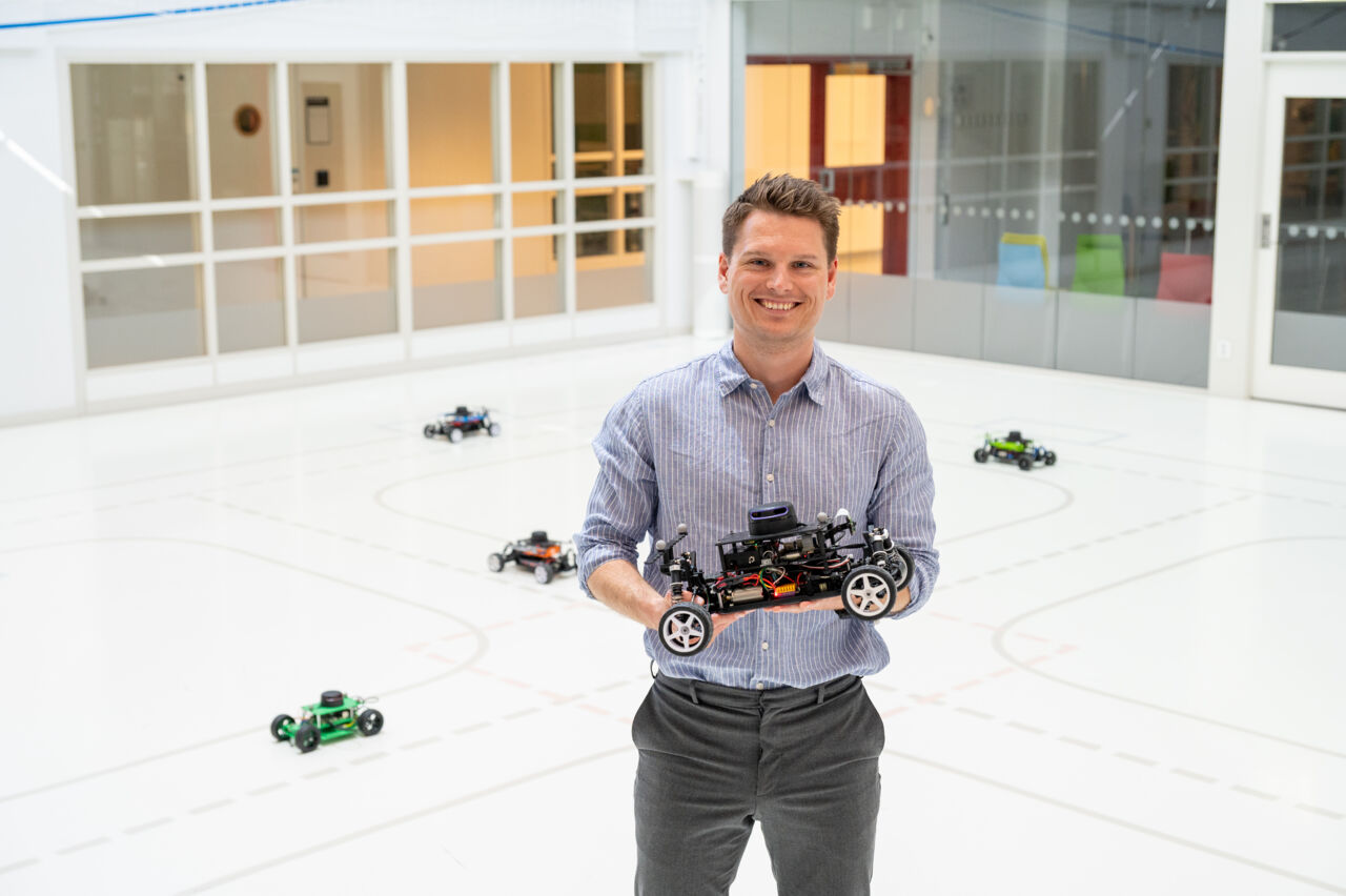 Theodore Westny med självkörande bilar.