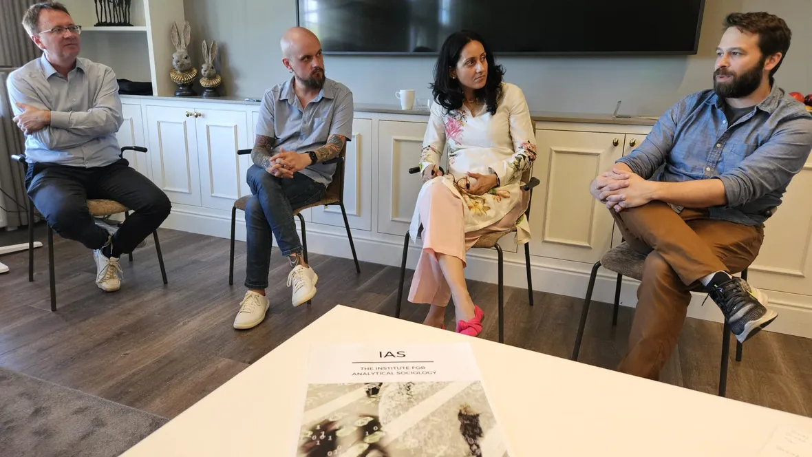 Grupparbete med samtal.