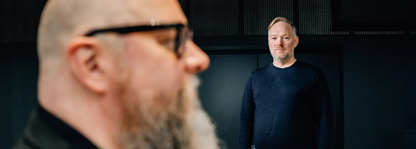 A picture of Daniel Västfjäll and Gustav Tinghög