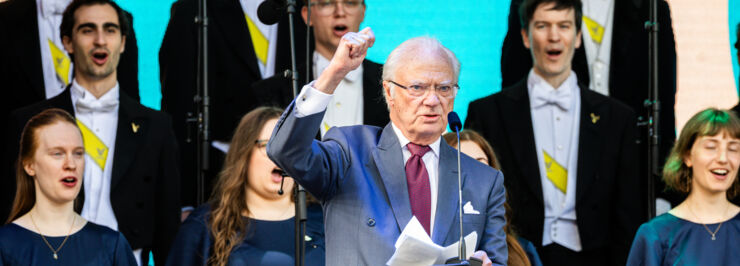 Kungen på scen