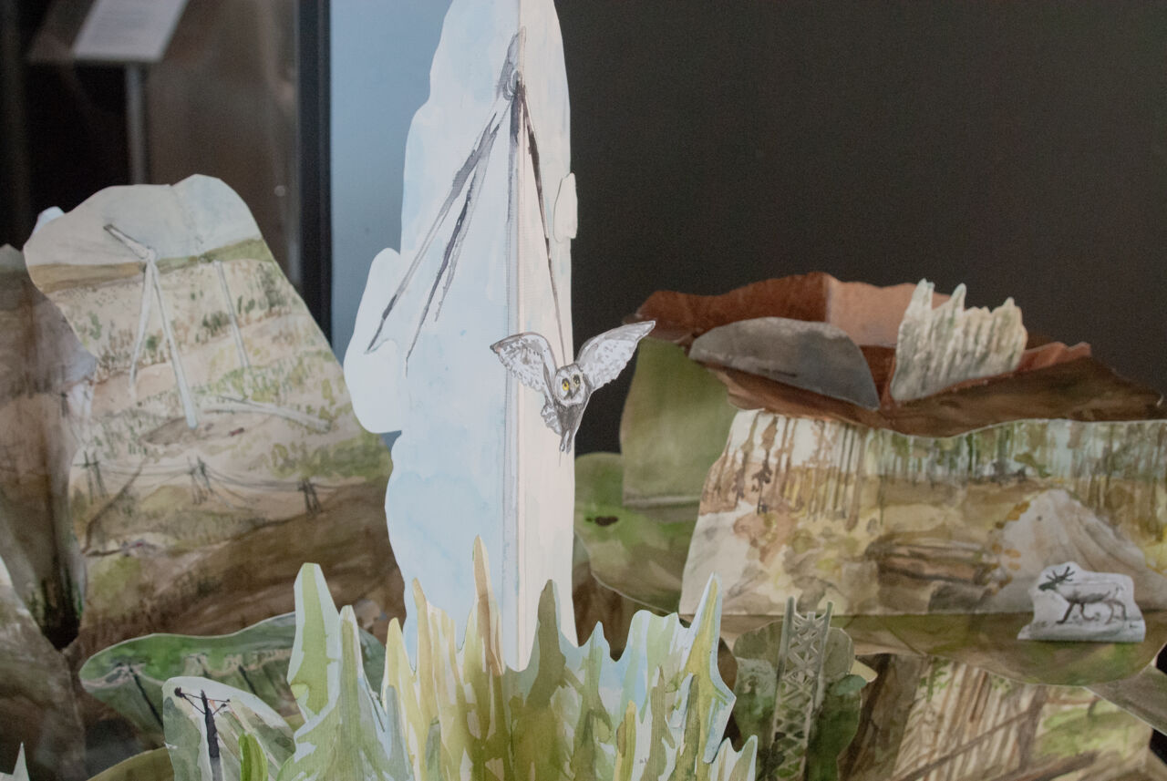 Detail of a pop-up book