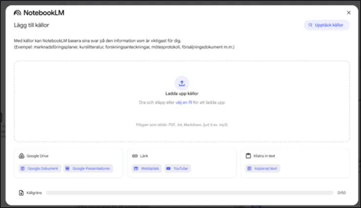 Bildtext 1. Att ladda upp rapporterna till podden är väldigt enkelt. 