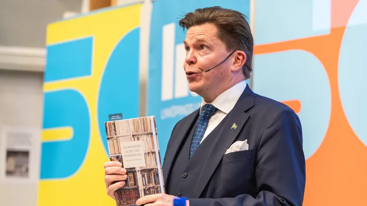 Speaker of the Riksdag is speaking.