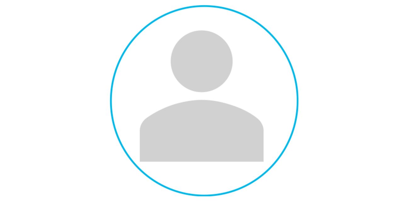 Rund ring med en ikon mitt i som föreställer en person