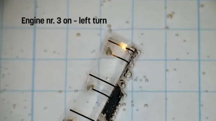 Micro motor left turn