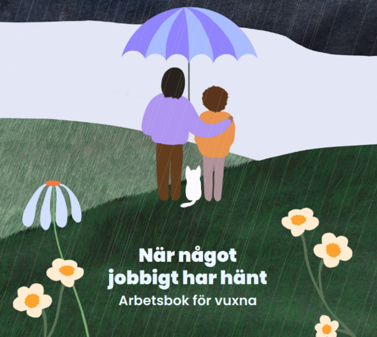 Bokomslag för krisstödsbok för vuxna