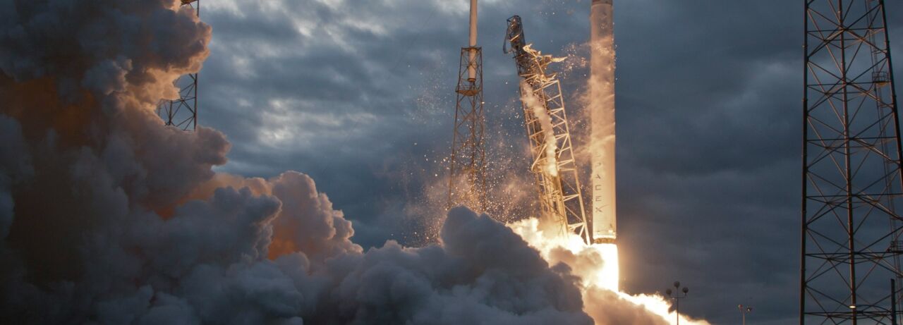 Space rocket.
