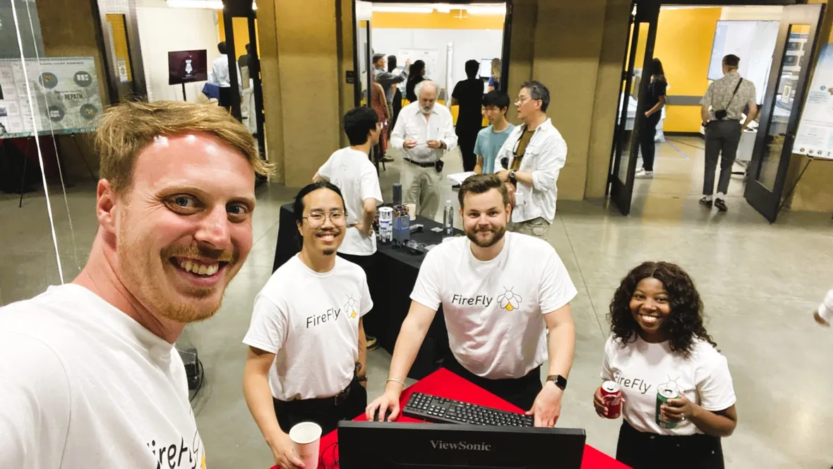 Jonas Rohdin, Steve Lien, Martin Vikblad och Chipo Ziyambe.