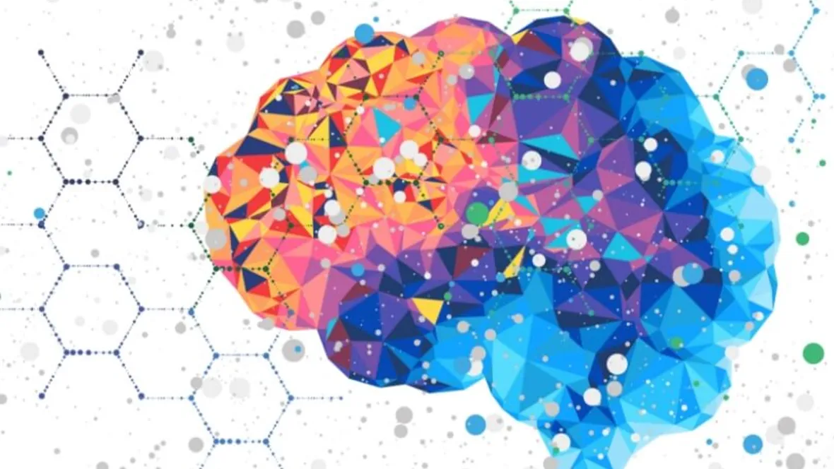 Illustration hjärna.