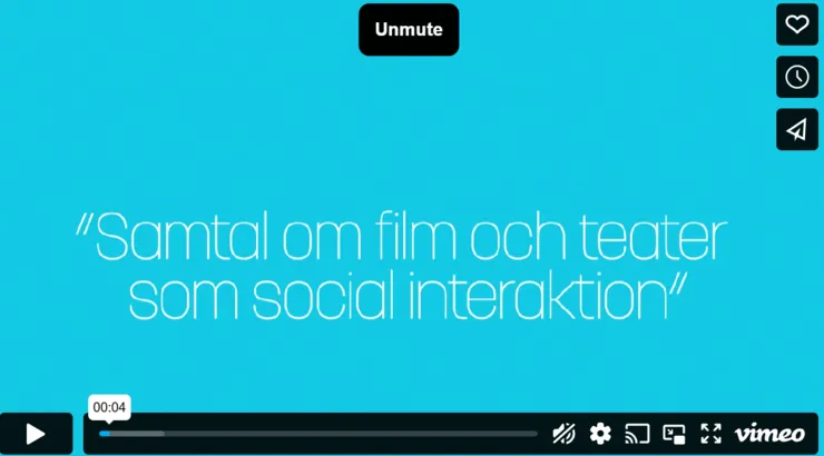 Intro till filmen om samtal om social interaktion.