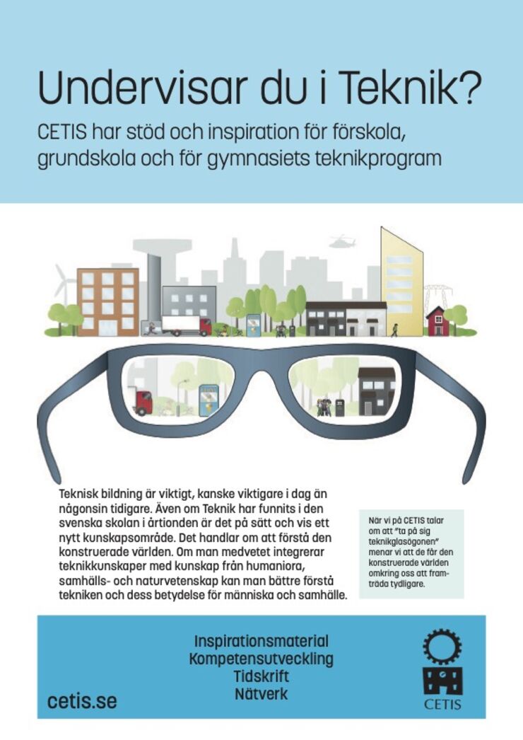 Omslag med illustration över stad som man ser genom glasögon. 