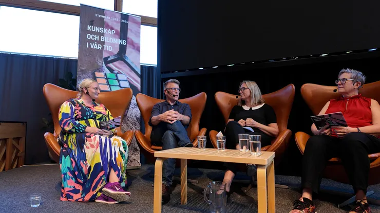 Länk till inspelat samtal i strimmaserien Kunskap och bildning i vår tid