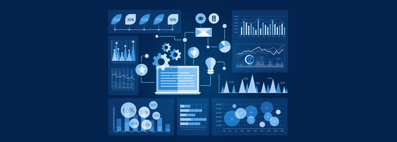 graphics of graphs and statistics