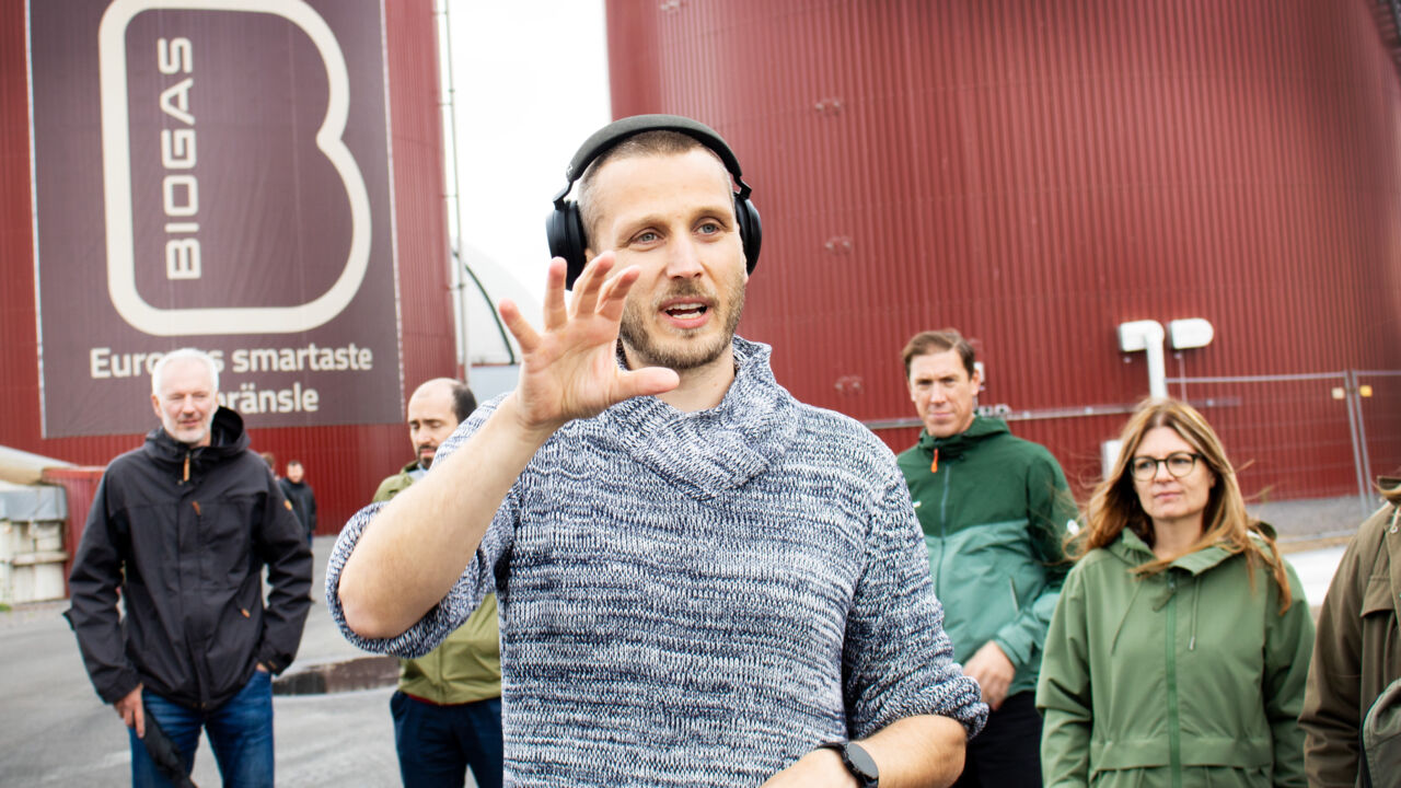 Biogasproduktion, Hagelsrum, Målilla.