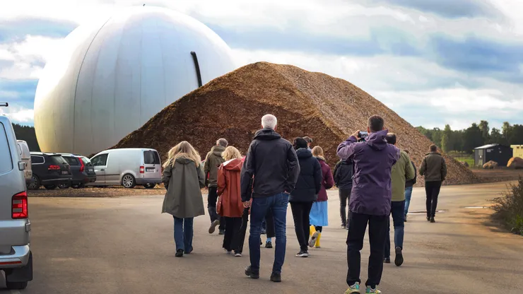 Biogasproduktion, Hagelsrum, Målilla.