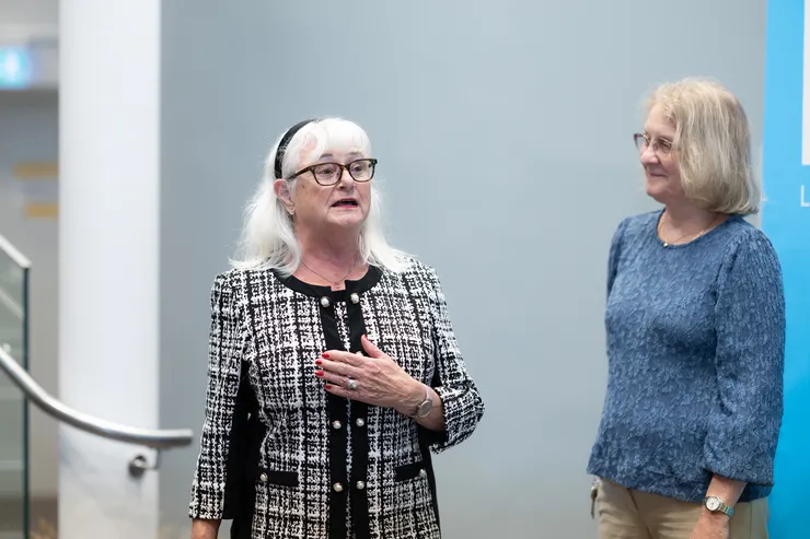 De avgående styrelseledamöterna Wivi-Ann Heurlin Krantz, Karin Öllinger 