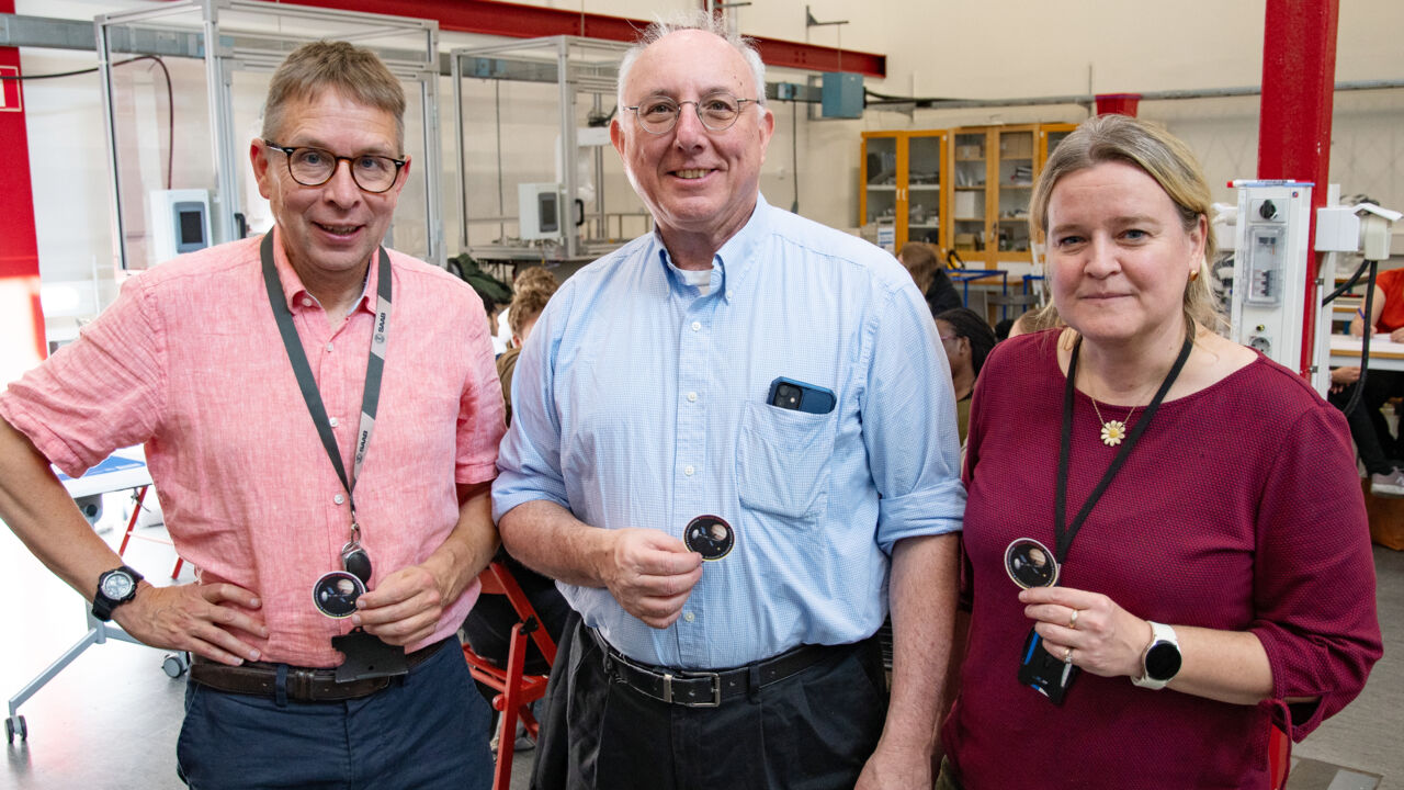 Erik Herzog, Steven Hirshorn och Marie Bengtsson.