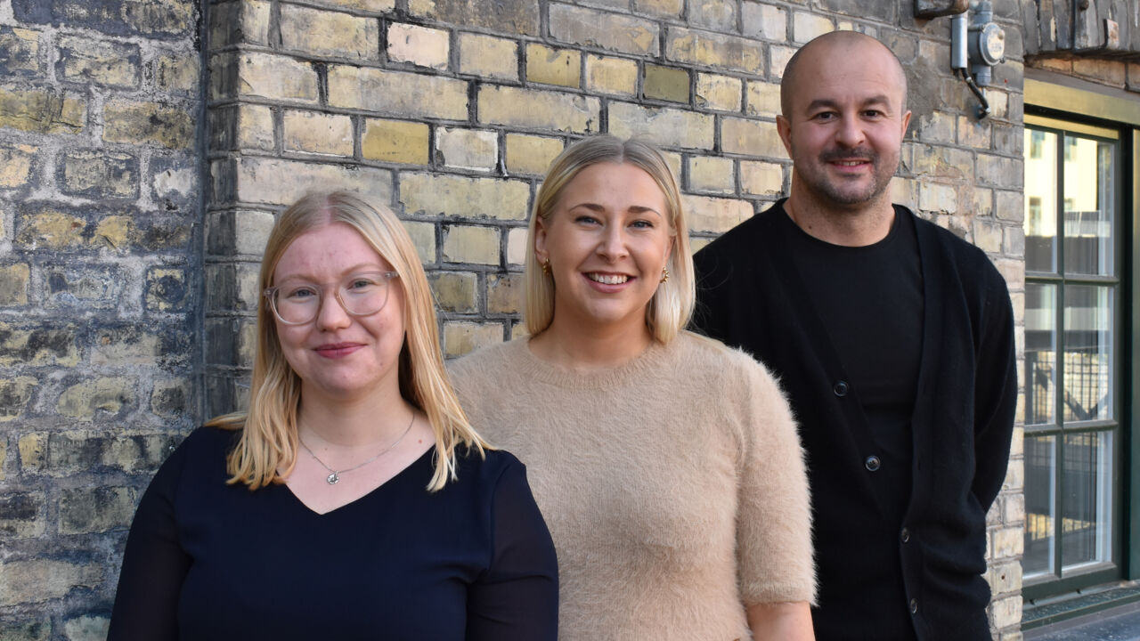 Evelina Eriksson, Ebba Håkansson och Memija Halilovic.