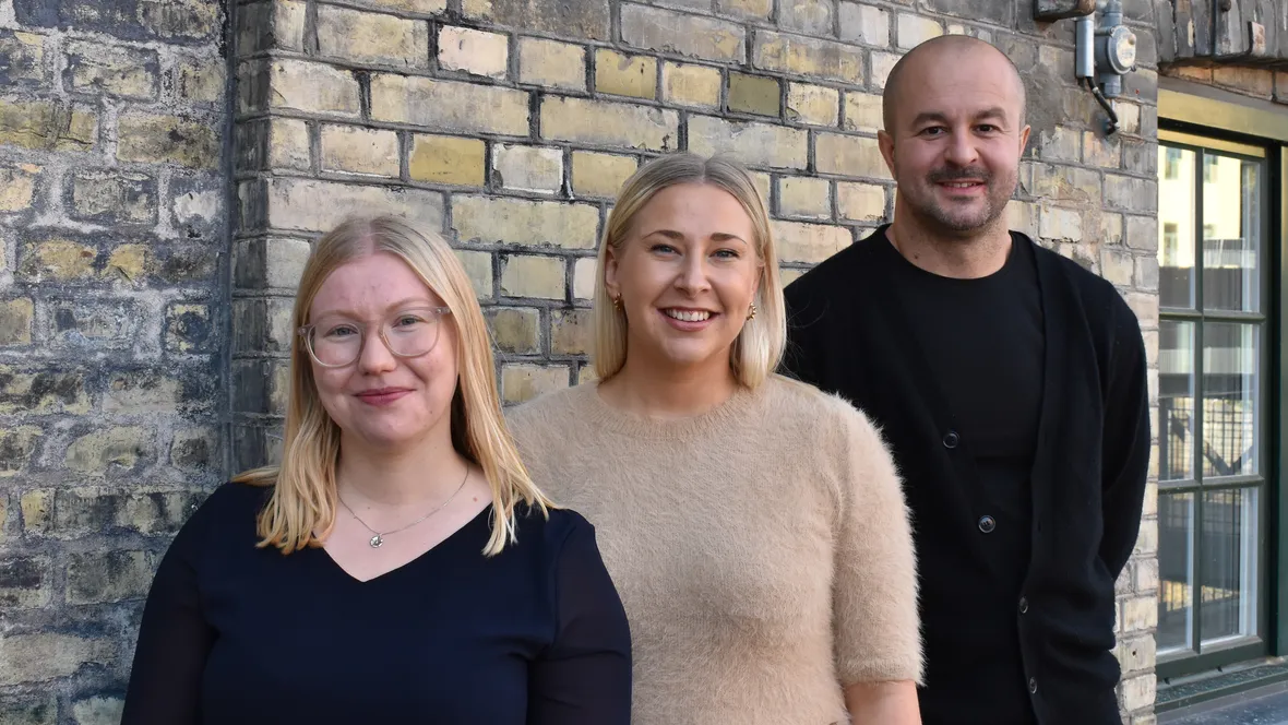 Evelina Eriksson, Ebba Håkansson och Memija Halilovic.
