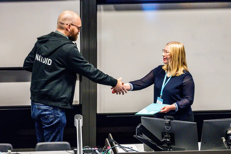 Andreas Larsson, Evelina Eriksson.