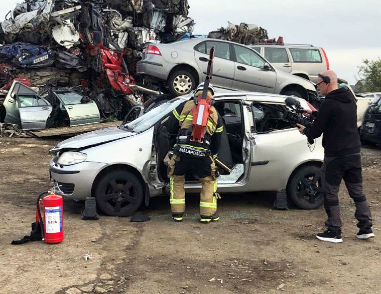 Exoskelett räddningspersonal.