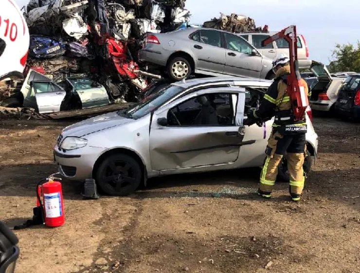 Exoskelett räddningspersonal.