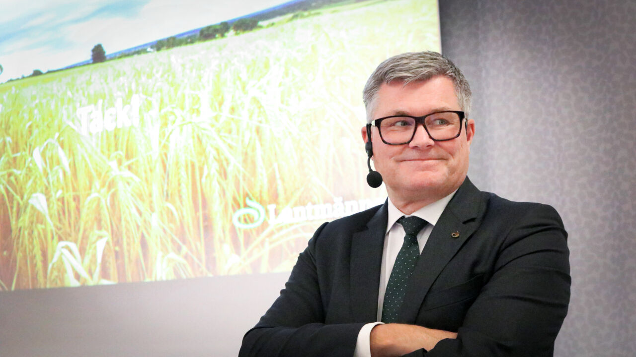Manlig föreläsare på Framtidsdagen 2025.